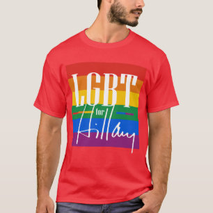 T-SHIRT LGBT POUR HILLARY - - .PNG