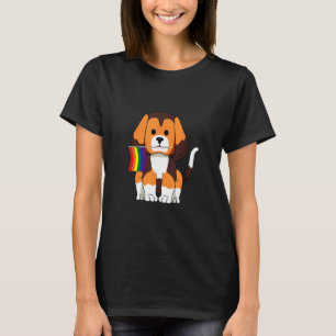 T-shirt Lgbt Pride Beagle