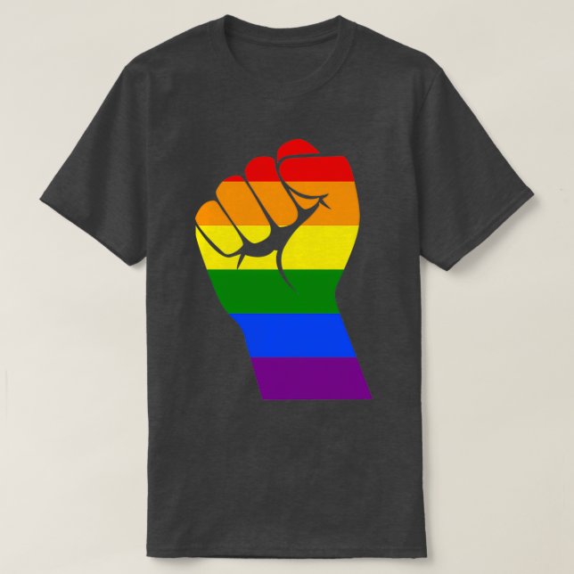 T-shirt LGBT Pride cadeaux de mois 2020 Stand With LGBT (Design devant)