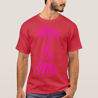 T-shirt LGBT Pride Gay Bachelor Party Mr et Mr Fiançailles