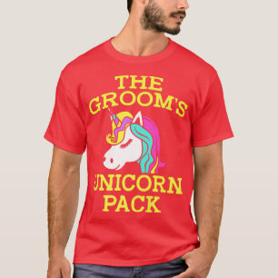 T-shirt Lgbt Pride Gay Bachelor Party Unicorn Pack Engagem