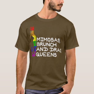 T-shirt LGBT Pride Lesbian Gay Lover Mimosas Brunch Et