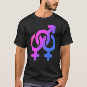 T-shirt Lgbt Pride Symbole bisexuel Art Lgbtq Support égal