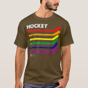 T-shirt LGBT Prith Mois Gay Transgenre Fun Ice Hockey St