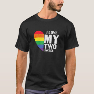 T-shirt Lgbt Queer Pride Mouvement Social Aimer Mon Oncle 