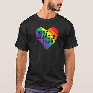 T-shirt Lgbt Queer Pride Mouvement social Meilleur Guncle 