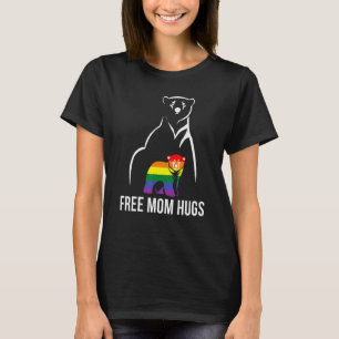 T-shirt Lgbt Rainbow Free Mom Hugs Gay pride