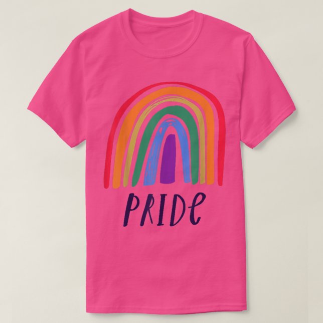 T-shirt LGBT Rainbow Pride, LGBT Pride Mois, LGBT Fiers P (Design devant)