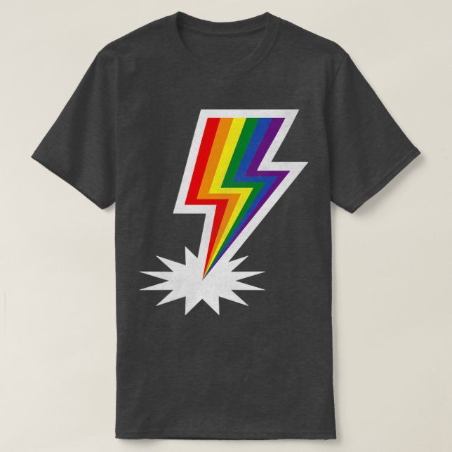 T-shirt LGBTIQ Lightning (Design devant)