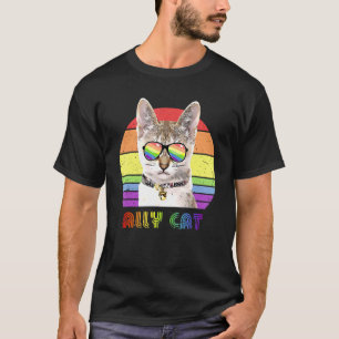 T-shirt Lgbtq Ally Chat Rainbow Gay pride Drapeau Lgbt 8