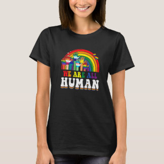 T-shirt Lgbtq Ally Égalité Bi Gay pride Humain Bisexuel Tr