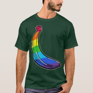 T-shirt LGBTQ Banana Funny Pride Graphic mignon Rainbow St