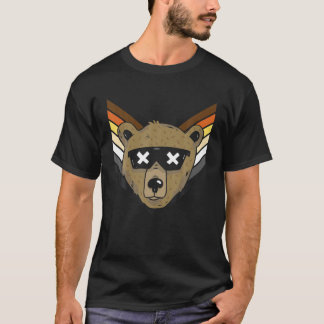 T-shirt LGBTQ Bear For Gay Pride Month - Cool Sunglasses G