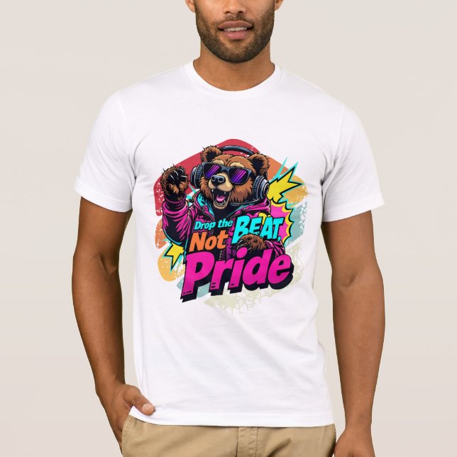 T-shirt LGBTQ BearDJ VintageVibes (Devant)