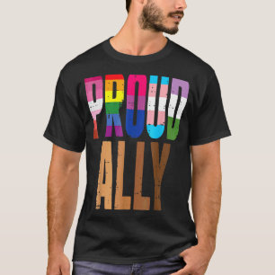 T-shirt Lgbtq Black Pride Fier Ally Lesbian Gay Bi Trans
