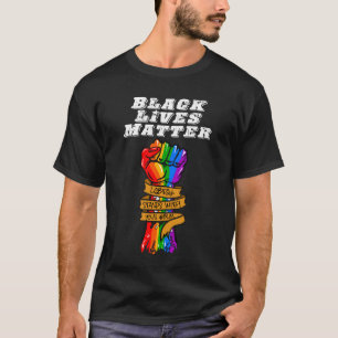 T-SHIRT LGBTQ BLM DARK
