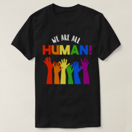 T-shirt LGBTQ+ Droits d'auteur Nous sommes tous humains