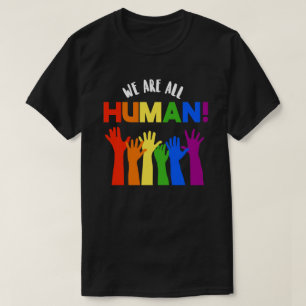 T-shirt LGBTQ+ Droits d'auteur Nous sommes tous humains