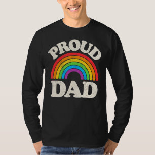 T-shirt Lgbtq Fier Papa Gay pride Lgbt Ally Rainbow Père