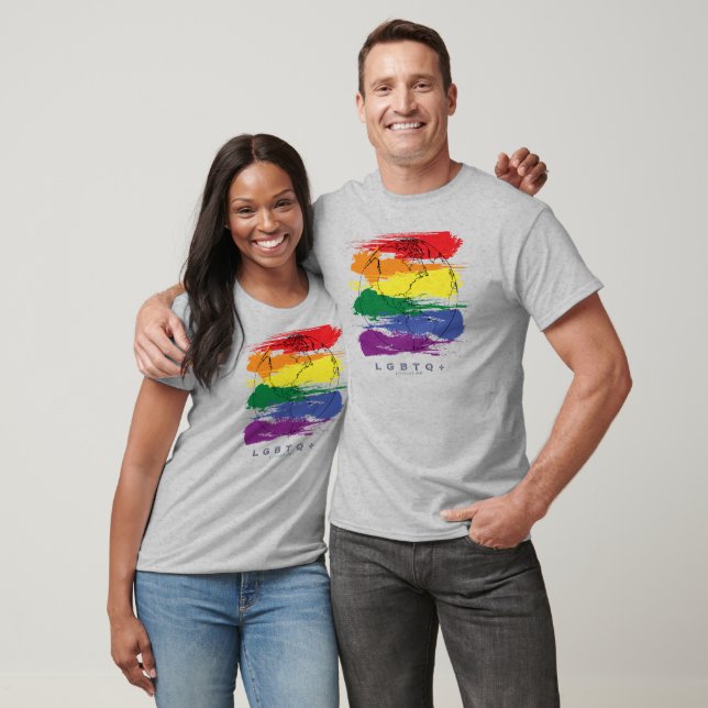 T-shirt LGBTQ+ Fière mondiale AF (Unisexe)