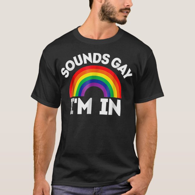 T-shirt LGBTQ    GiftSons Gay Im In  (Devant)