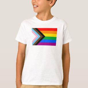 T-shirt LGBTQ+ Indicateur de fierté de progrès