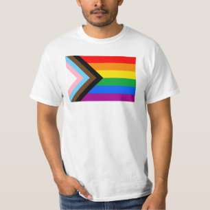 T-shirt LGBTQ+ Indicateur de fierté de progrès