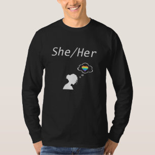 T-shirt Lgbtq Lesbienne Femme Femme Transgenre Pride