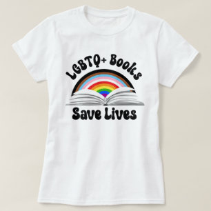 T-shirt LGBTQ+ Livres Sauver des vies