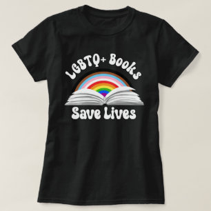 T-shirt LGBTQ+ Livres Sauver des vies