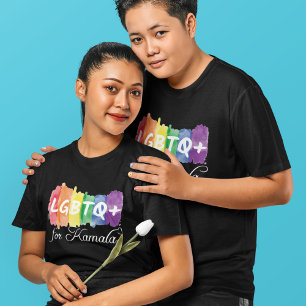 T-shirt LGBTQ pour Kamala Gay pride arc-en-ciel