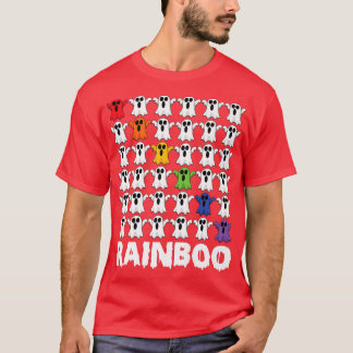 T-shirt LGBTQ Pride Ghost Rainbow Boo Ghost Funny Rainboo