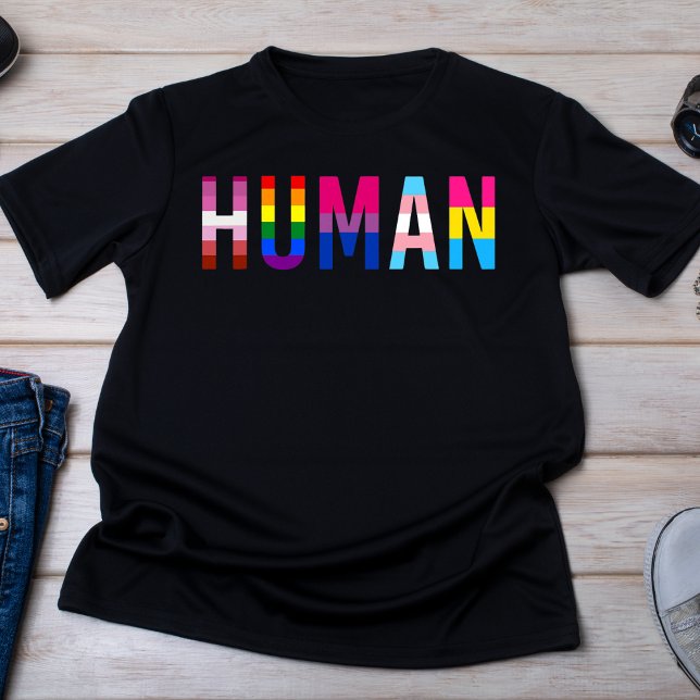 T-shirt LGBTQ+ Pride humaine (Créateur téléchargé)