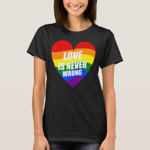 T-shirt Lgbtq Pride Transgenre Parade L'Amour N'Est Jamais