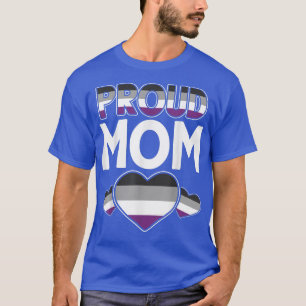 T-shirt LGBTQ Queer Pride Mois Aseudo Fier Maman Aseual