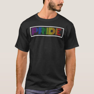 T-shirt Lgbtq Retro Pride Rainbow Colorsflag