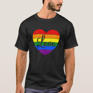 T-shirt LGBTQ Valentines Day Lesbian Gay Love Pride Matchi