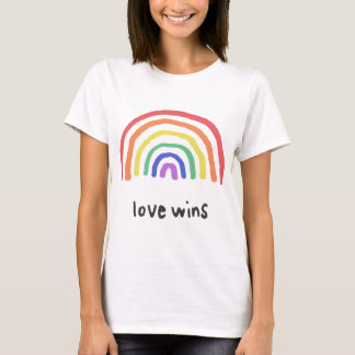 T-shirt LGBTQA+ PRIDE [L'amour gagne]