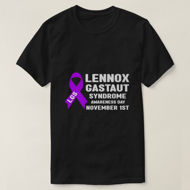 T-shirt LGS Mois de sensibilisation Lennox Gastaut Award (Design devant)