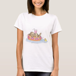 T-shirt L'habillement des femmes de HappyHoppers®