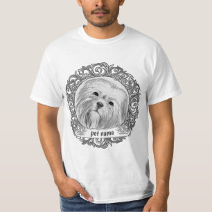 T-shirt Lhasa Apso Souvenir Affectueux 