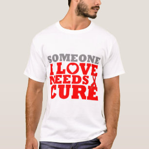 T-shirt L'hémophilie quelqu'un amour d'I a besoin d'un