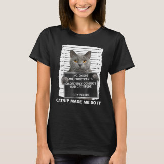 T-shirt L'herbe à chat m'a fait faire ça
