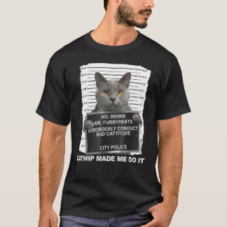 T-shirt L'herbe à chat m'a fait faire ça