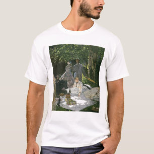 T-shirt l'Herbe de sur de Dejeuner de Claude Monet  ,