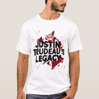 T-shirt L'héritage de Justine Trudeau au Canada