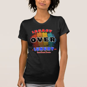 T-shirt L'héritage sur le bâtisseur de richesse de luxe po