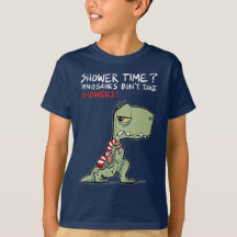 L'heure de la douche T-Rex dinosaure drôle Enfants