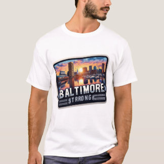 T-shirt L'heure dorée de Baltimore : un esprit incassable