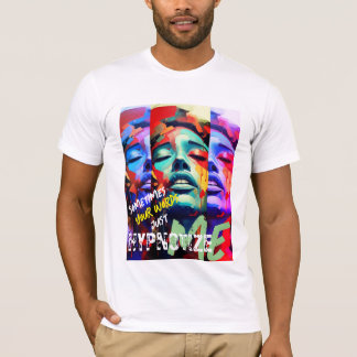 T-SHIRT L'HIP HOP DES ANNÉES 90 HYPNOTISSE GRAPHIQUE URBAI